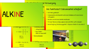 Alkine Vortragsfolien Chemieunterricht