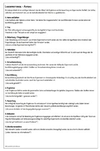 Anleitung Laborprotokoll