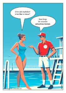 Cartoon: Chlor - natriumfreies Kochsalz